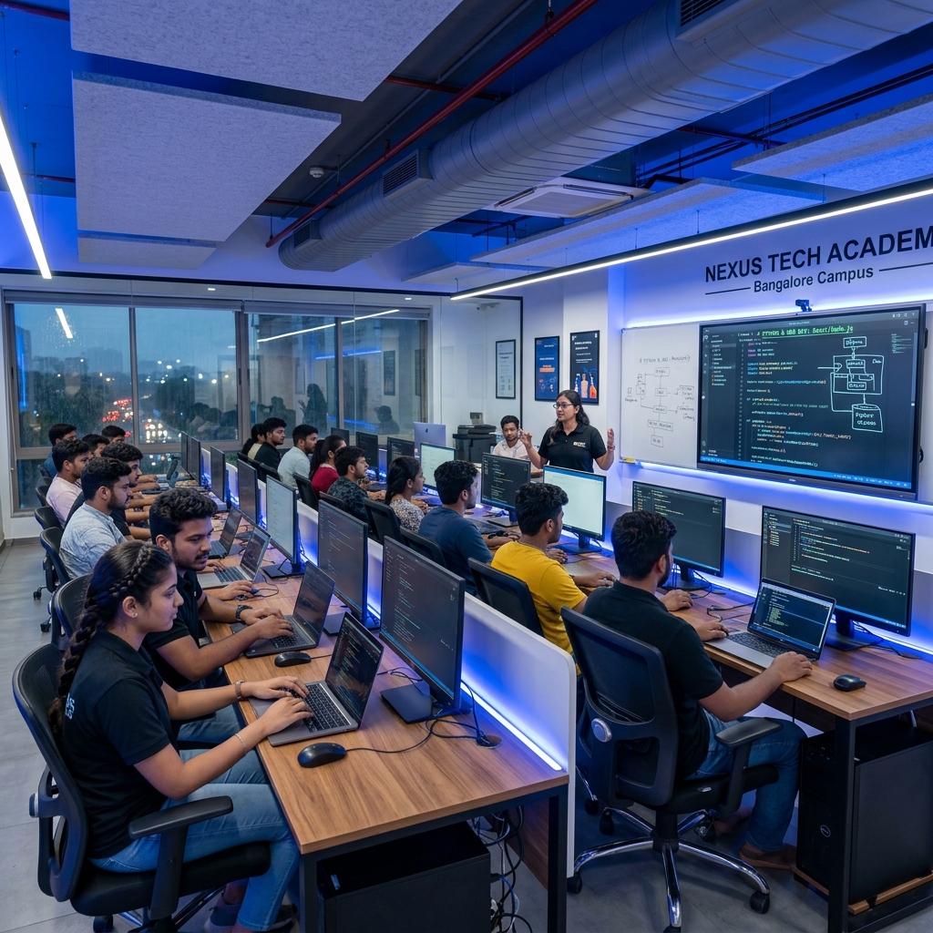 Students learning technology at Enlighter Technology lab